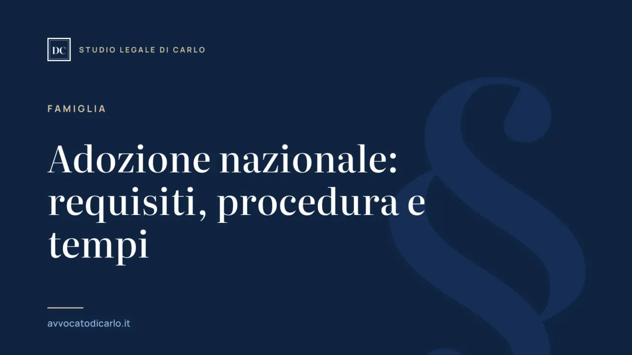 Adozione nazionale: requisiti, procedura e tempi