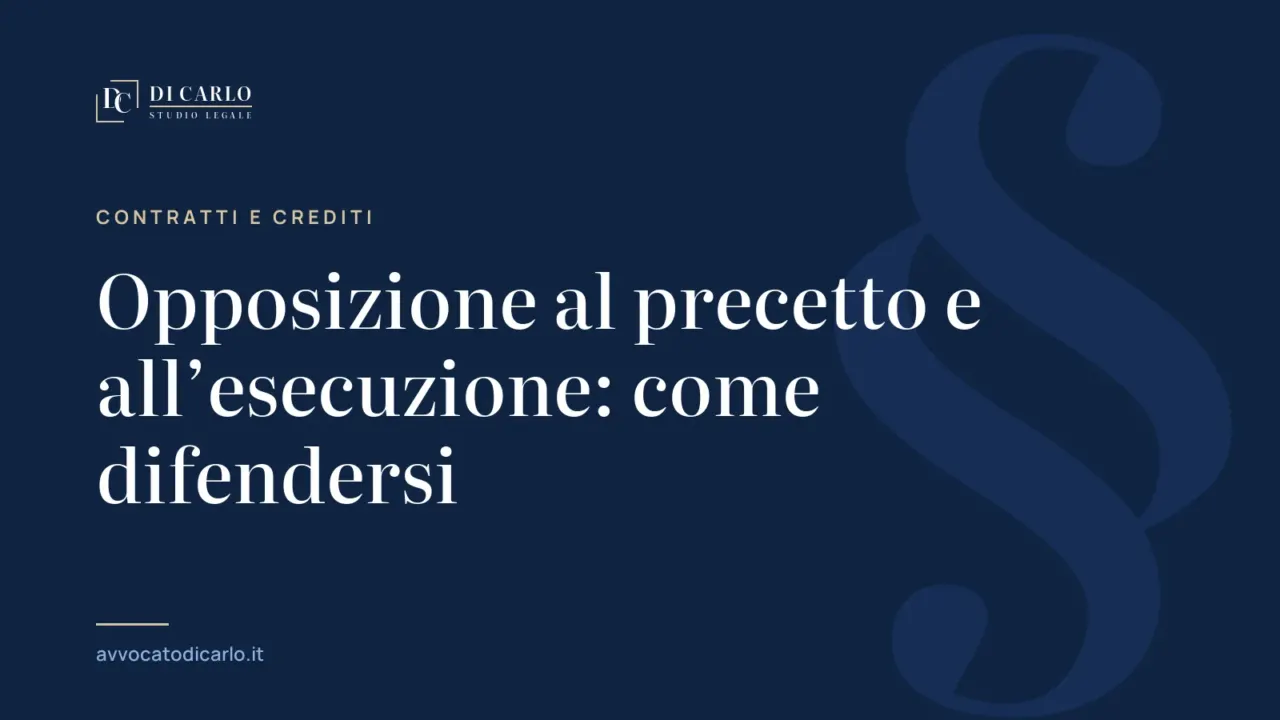 Opposizione al precetto e all’esecuzione: come difendersi