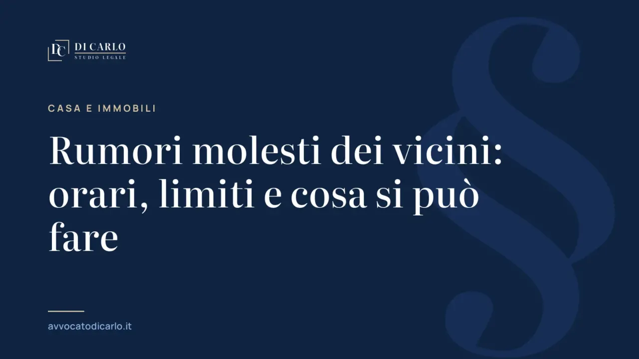Rumori molesti dei vicini: orari, limiti e cosa si può fare