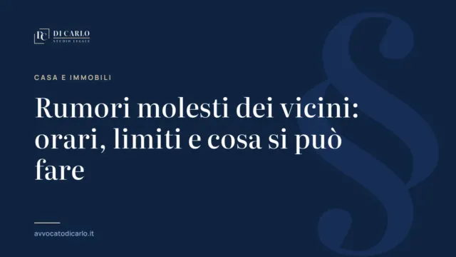 Rumori molesti dei vicini: orari, limiti e cosa si può fare