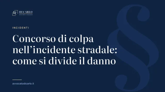 Concorso di colpa nell’incidente stradale: come si divide il danno