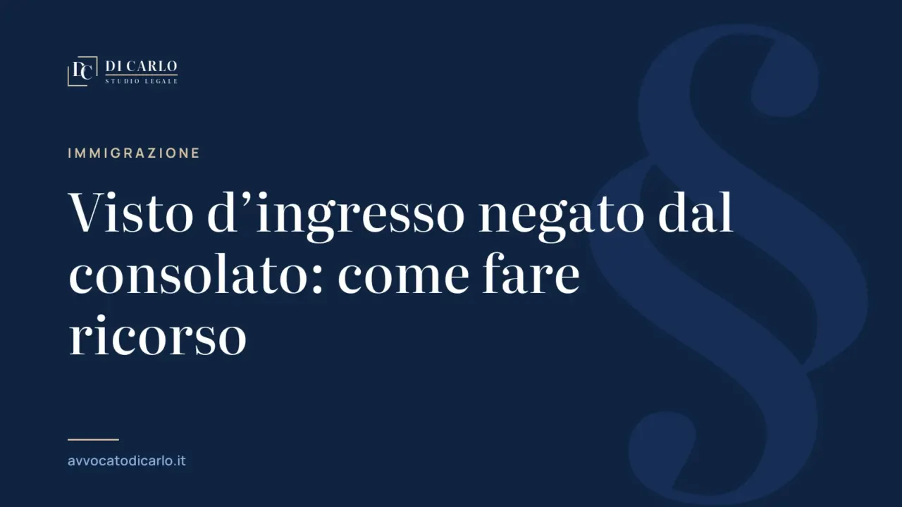 Visto d’ingresso negato dal consolato: come fare ricorso